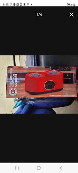 Shipping Available Brand-New In Box Chef's Counter 1.8 Lt. Double Hot Pot No Lower Offers Accepted