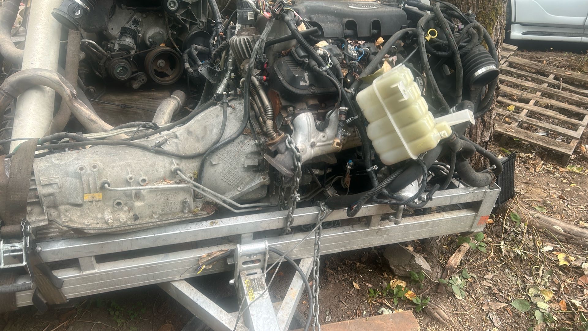 8.1 Liter 496 Complete Engine, 4L80-E, And T-case 