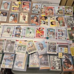 1950s to 1970s Baseball Cards $5 Each Card