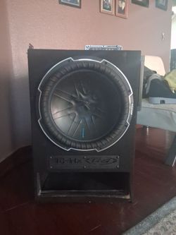 Kicker CompR Subwoofer in Ported Box