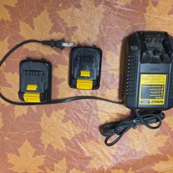 Dewalt 12v Charger + 2 Batteries.
