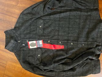 Flannel button up size M