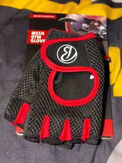 Bally Fitness Unisex Mesh Gym Gloves OSFM Size M/L Brand New With Tags Gear Equipment.