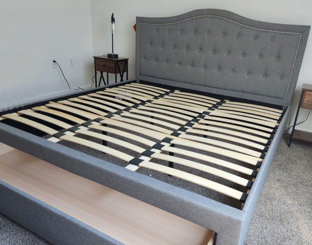 Brand New King Size Storage Bed Frame (New In Box) 