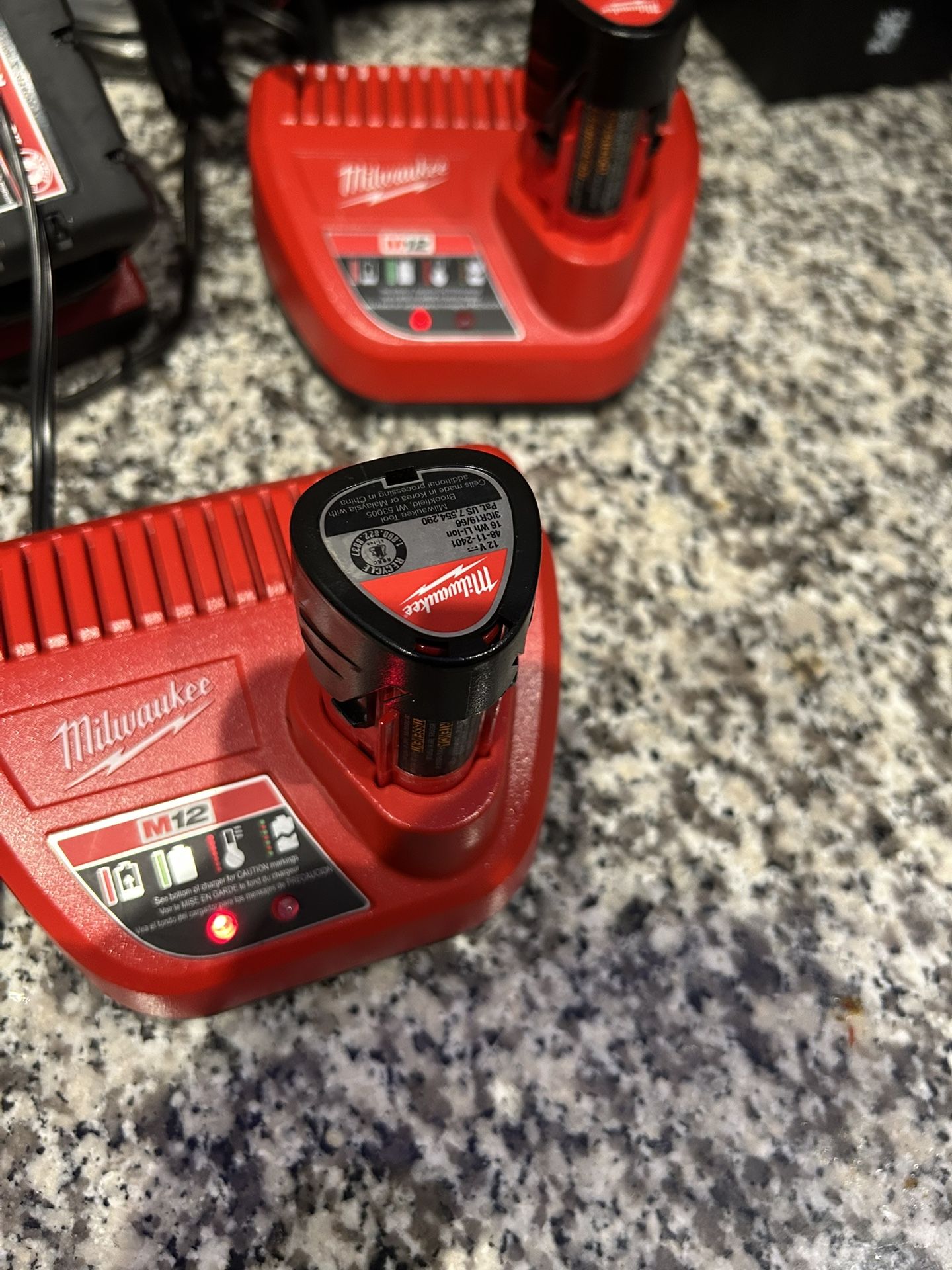 MILWAUKEE M12 chargers 50 for both