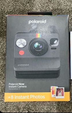 Polaroid Now Generation 3 Instant Camera Bundle~ Black
