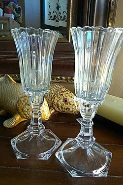 Glass Candle Holders
