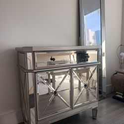 Cabinet And Mirror