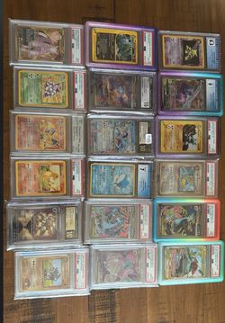 Pokémon slabs/raw
