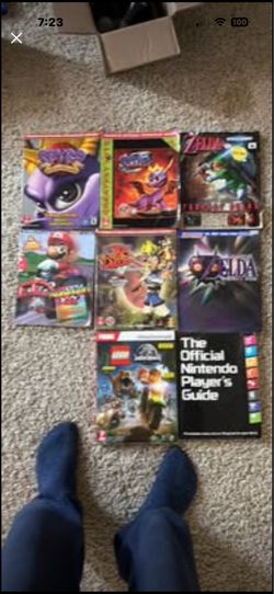 Spyro guide books Ect others Zelda , jak , Mario kart  all 8 books 50 dolllars