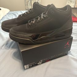 Jordan 3 Black Cat NEW
