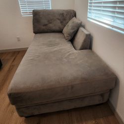 Grey Chaise Lounge