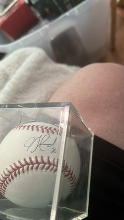 Jon Garland signed baseball