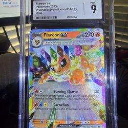 Pokémon Flareon Ex Prismatic Evolutions Holo
