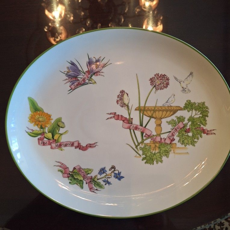 COUNTRY KITCHEN OVAL SERVING PLATTER