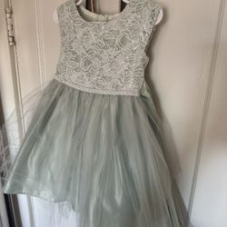 Sage Green Toddler Dress