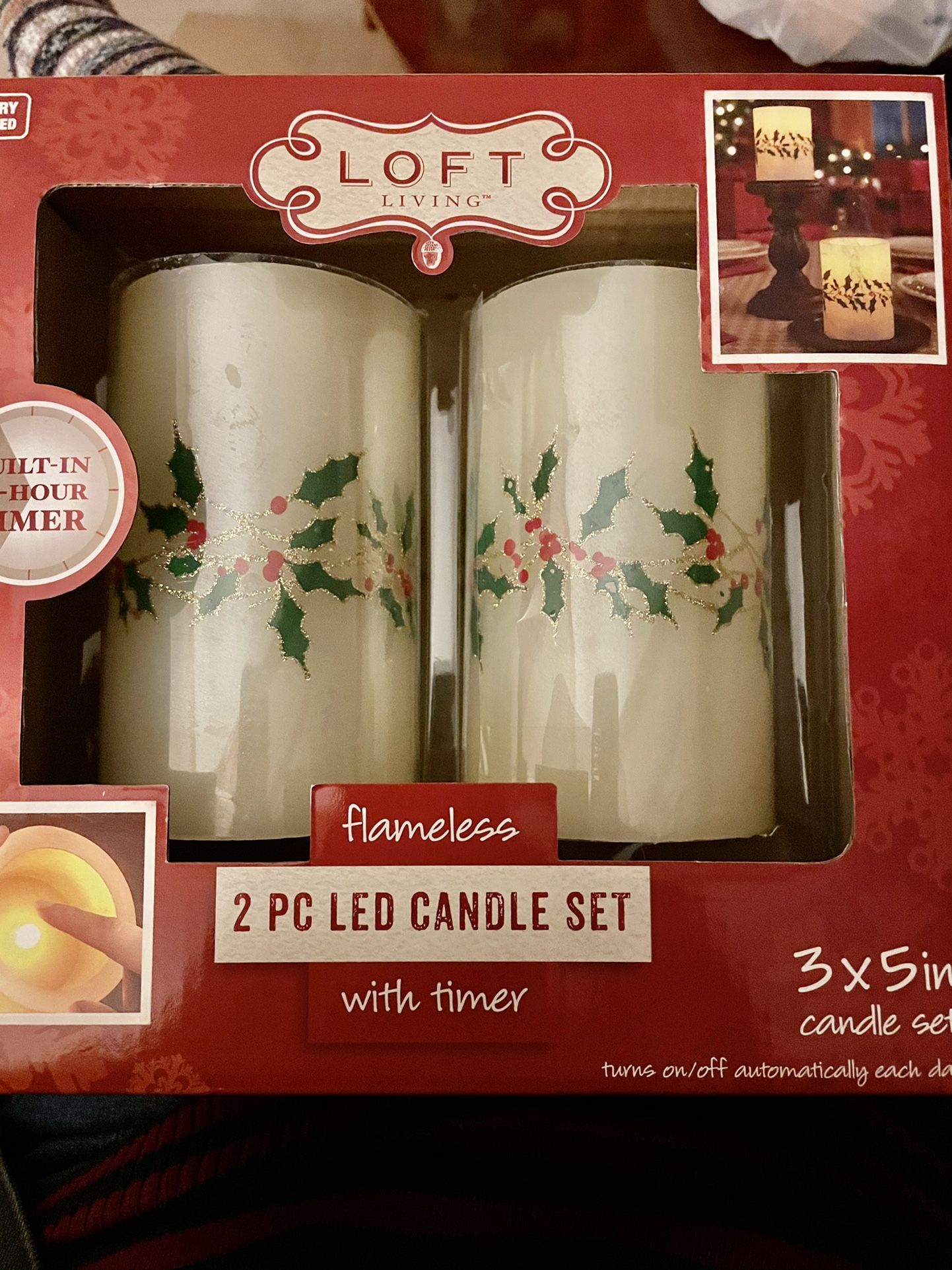 Festive Candles - Brand New!