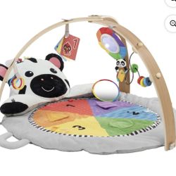 Baby Einstein Zen's Activity Milestones Plush Gym, Unisex, Multicolor, For Ages Infant to Toddler