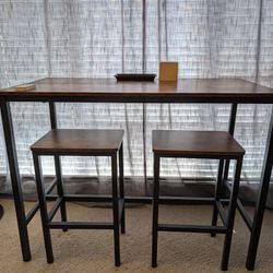Bar Table Set (3 Pieces Set)