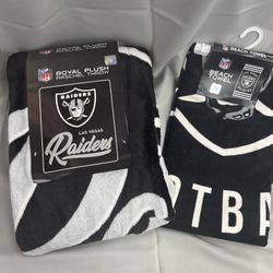 Raiders Throw & Beach Towel