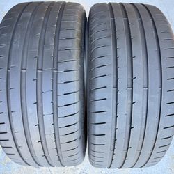 TWO TIRES 245/35/20 Goodyear Eagle F1 Like New With 75-80% Left Excellent Pair • Mint • 
