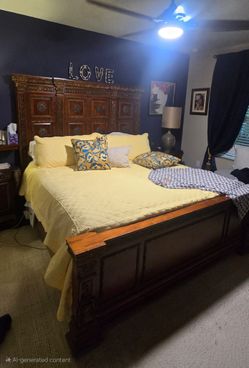 PULASKI KING SIZE BEDROOM SET