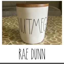 Rae Dunn Nutmeg Cellar Canister