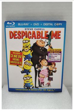 'Despicable Me + 3 Minion Mini-Movies'
Blu-Ray/DVD * 3-Disc Set *