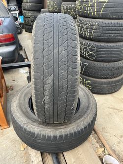 Used tires  265/70R17 DUNLOP