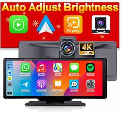 PORTABLE CAR PLAY WITH REAR VIEW CAMERA