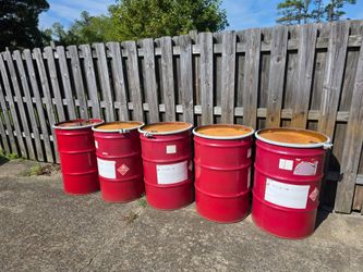 55 Gallon Steel barrels
