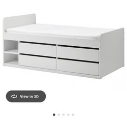 IKEA Twin Bed With Storage 