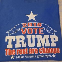 Vintage 2016 Vote TRUMP Tee Shirt 
