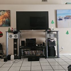 3 Receivers and Entertainment Center Lot For Sale