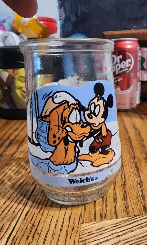 Welch's Disney Mickey Pluto Jelly Jar 