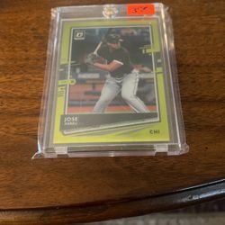 2020  Panini Lime Green Jose Abreau