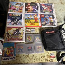 Nintendo 3ds games Gameboy original video game lot