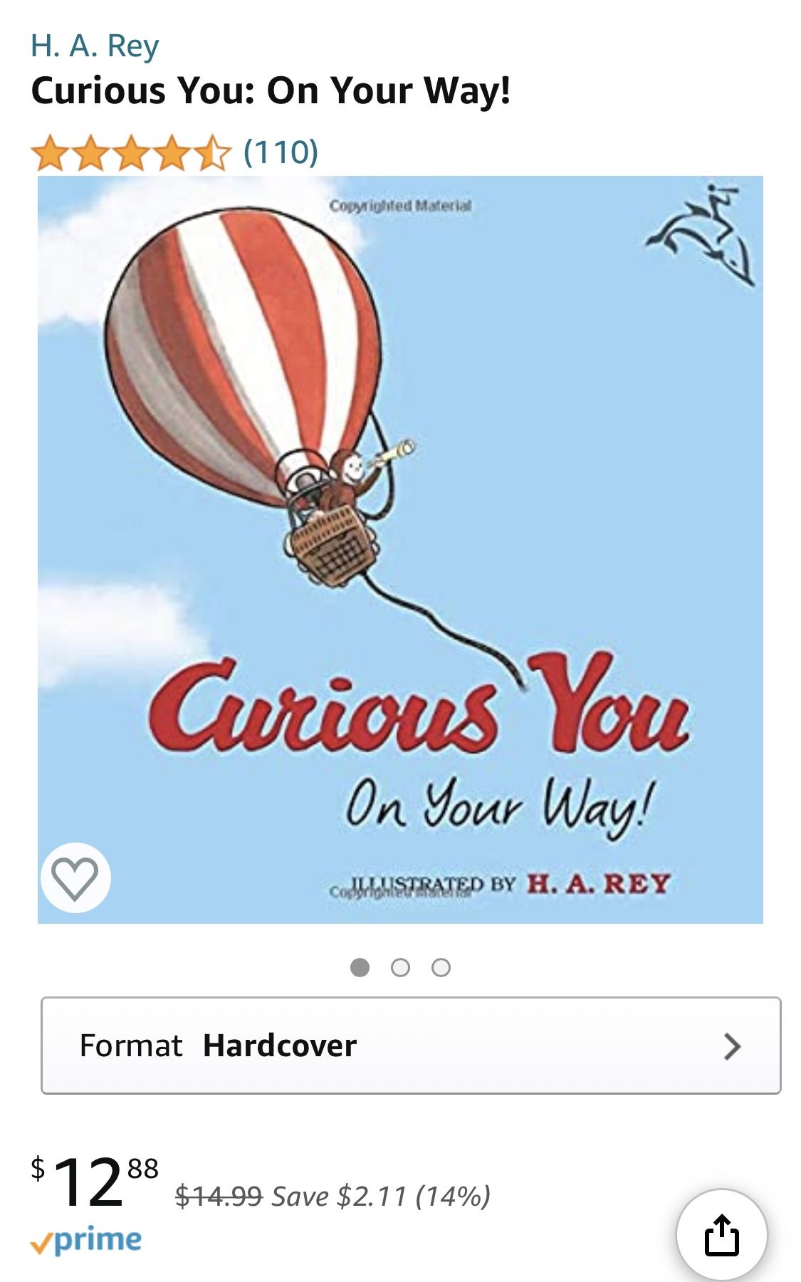 Curious George Curious You on your way book