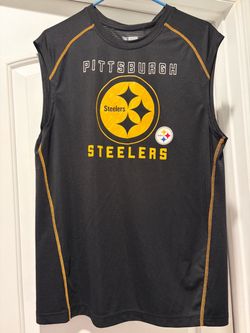 Pittsburgh Steelers Men's SZ Large Sleeveless TX3 Cool Poly T-Shirt - great condition.