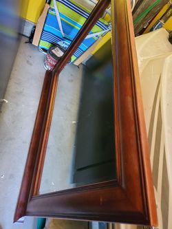 Large MIRROR with BASE Or Can Be Hung