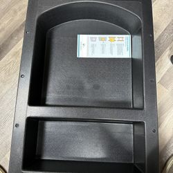 Uni-Green Recessed Shower Niche  Arch Top - 2 Shelf  17" wide x 25" tall