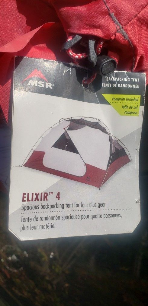 Elixir 4 All Season Backpackers Tent.