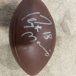 Peyton Manning Autographed Football