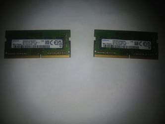 2x4GB DDR4 SODIMM laptop RAM module