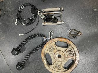 Gym cable pulley
