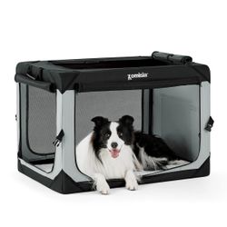 ZOMISIA Dog Crate Kennel Size Large