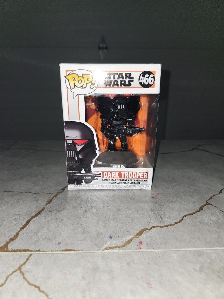 FUNKO POP! STAR WARS DARK TROOPER #466 BOBBLE-HEAD