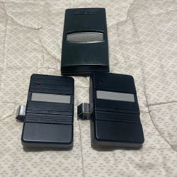 Garage Door Openers 2 New, 1 Used  For 9/12 Dip Switch Door Openers