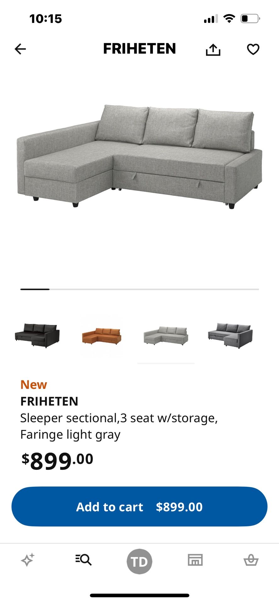 Sleeper Sofa Bed