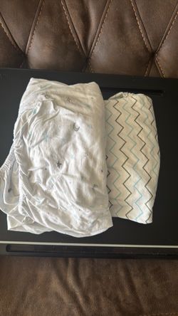 American Baby Company 2 Pack 100% Cotton  Sheet 39"x27"